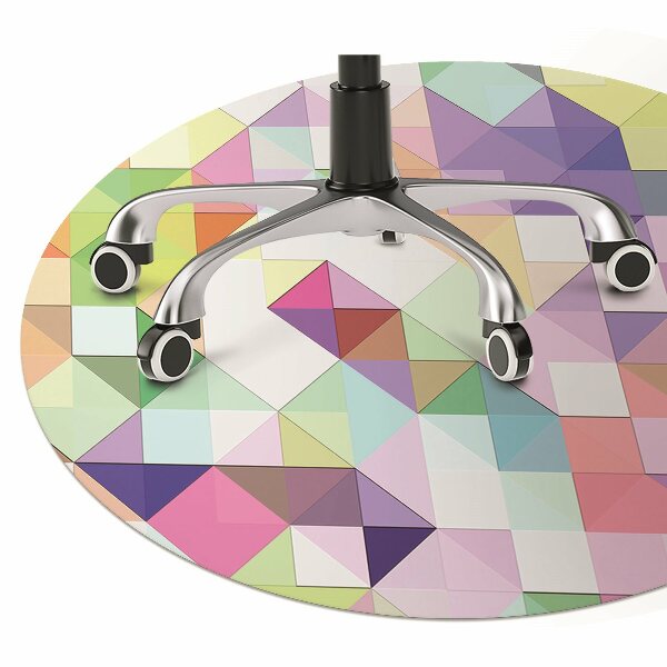 Tapis protège sol Mosaïque colorée