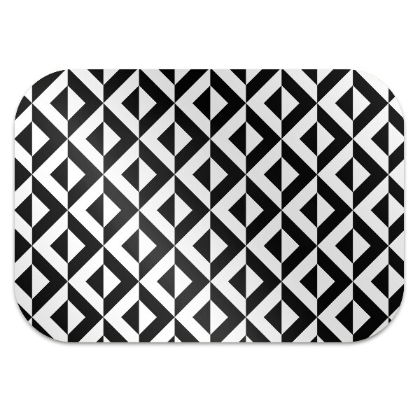 Tapis protection sol Illusion géométrique
