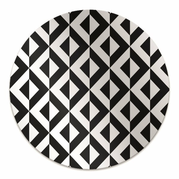 Tapis protection sol Illusion géométrique