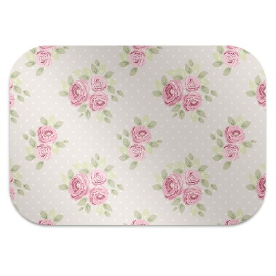 Tapis de chaise de bureau Roses anglaises