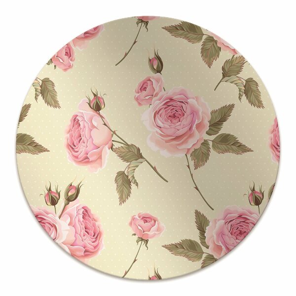 Tapis de chaise de bureau Roses anglaises