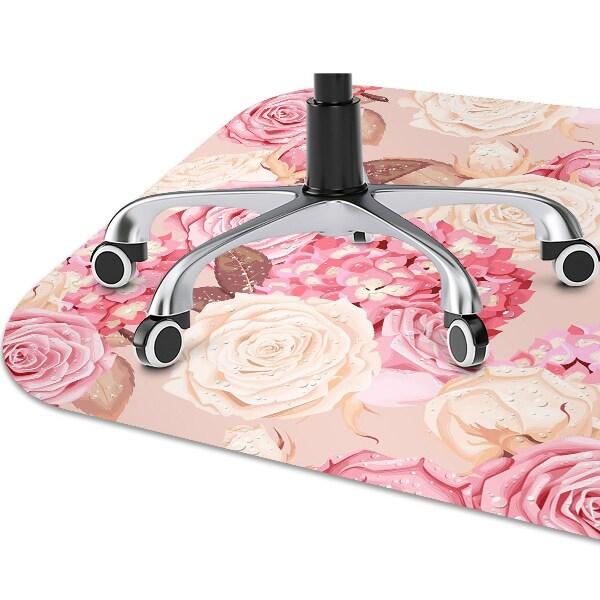 Tapis protège sol Roses et hydranges
