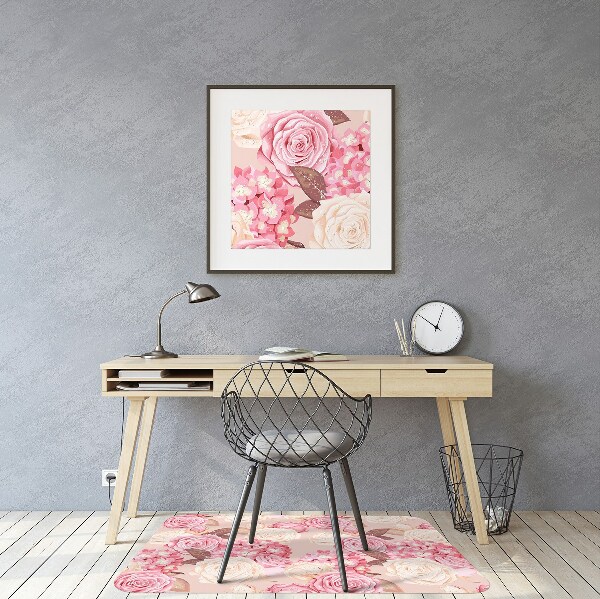 Tapis protège sol Roses et hydranges