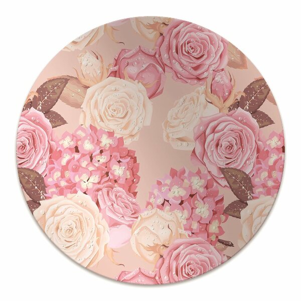 Tapis protège sol Roses et hydranges