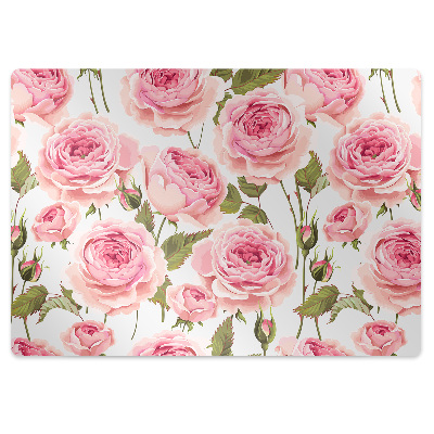 Tapis bureau Belles roses