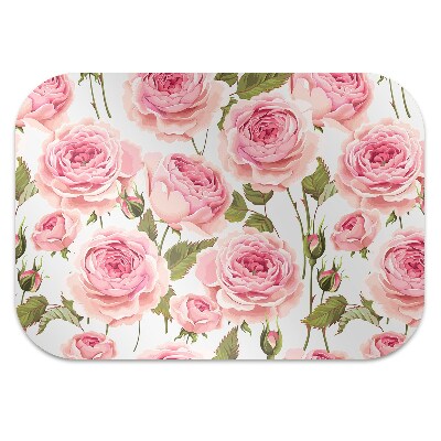 Tapis bureau Belles roses