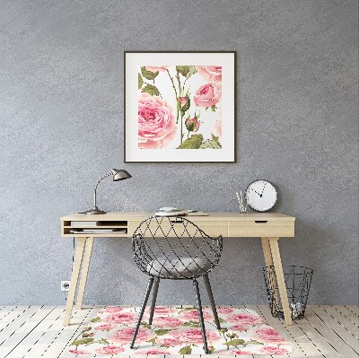 Tapis bureau Belles roses