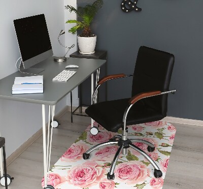 Tapis bureau Belles roses