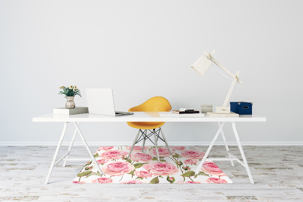 Tapis bureau Belles roses