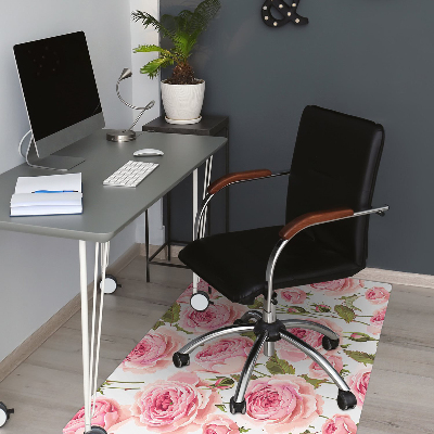 Tapis bureau Belles roses