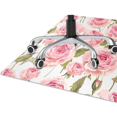 Tapis bureau Belles roses