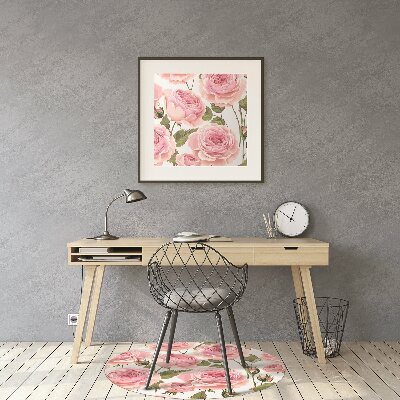 Tapis bureau Belles roses