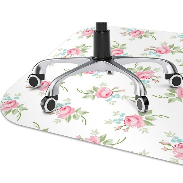 Tapis bureau Petites fleurs