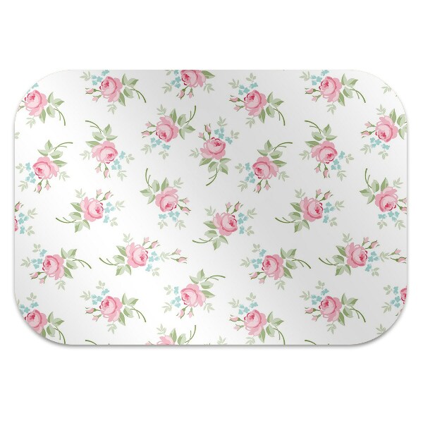 Tapis bureau Petites fleurs