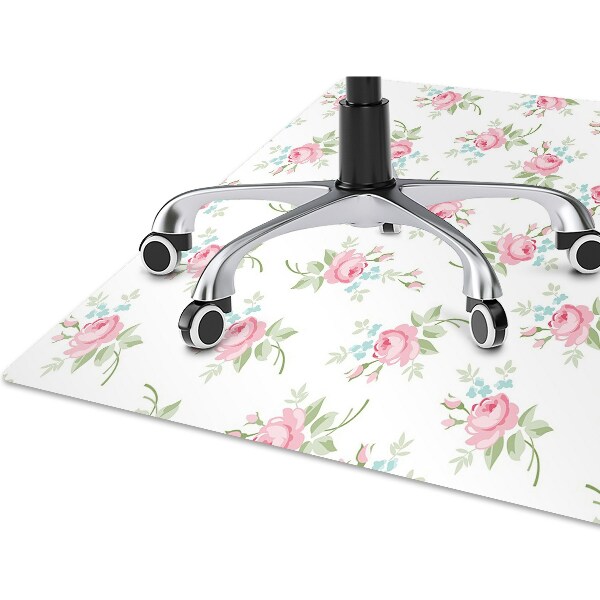 Tapis bureau Petites fleurs