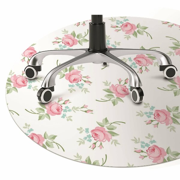 Tapis bureau Petites fleurs