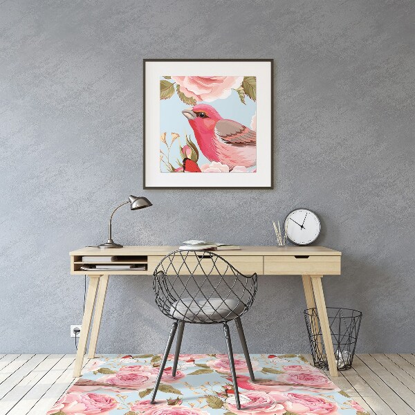 Tapis de chaise de bureau Roses anglaises