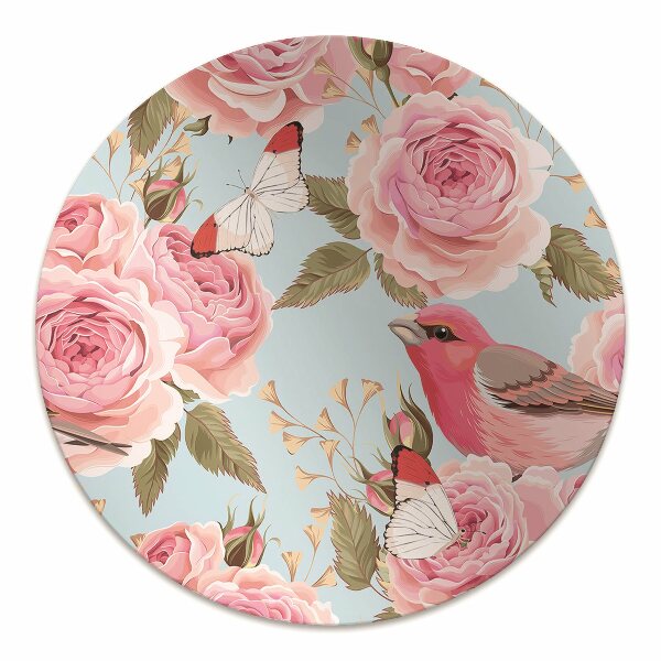 Tapis de chaise de bureau Roses anglaises