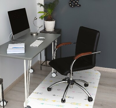 Tapis de chaise de bureau Coups