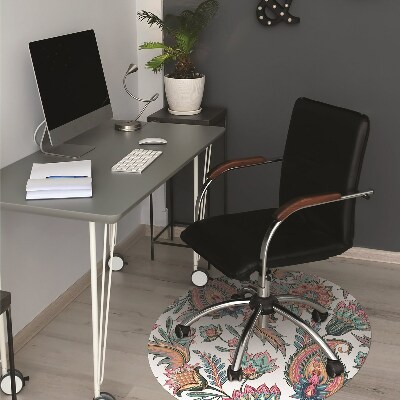 Tapis de chaise de bureau Art coloré