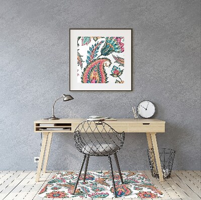 Tapis de chaise de bureau Art coloré