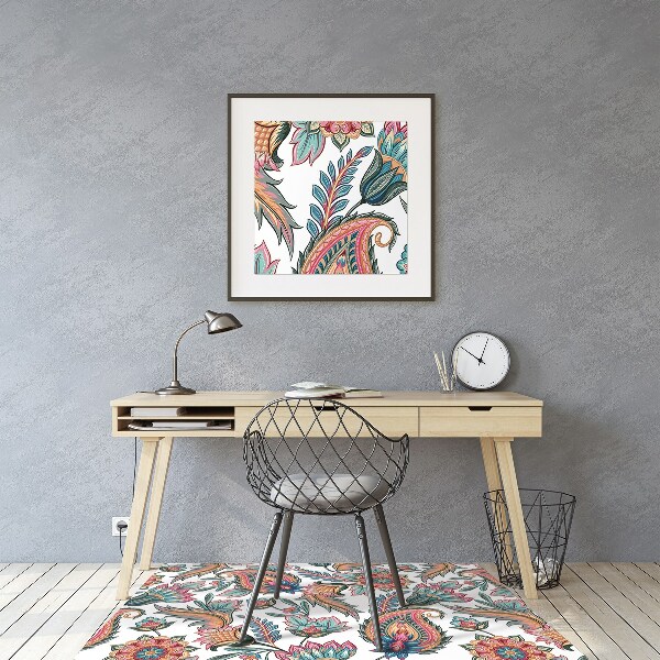Tapis de chaise de bureau Art coloré