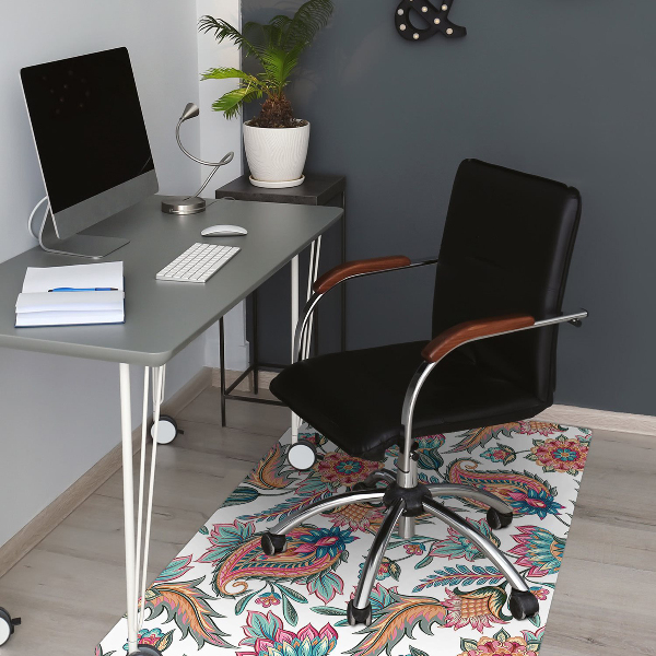 Tapis de chaise de bureau Art coloré