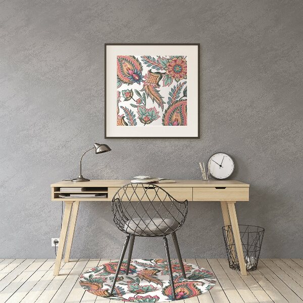 Tapis de chaise de bureau Art coloré