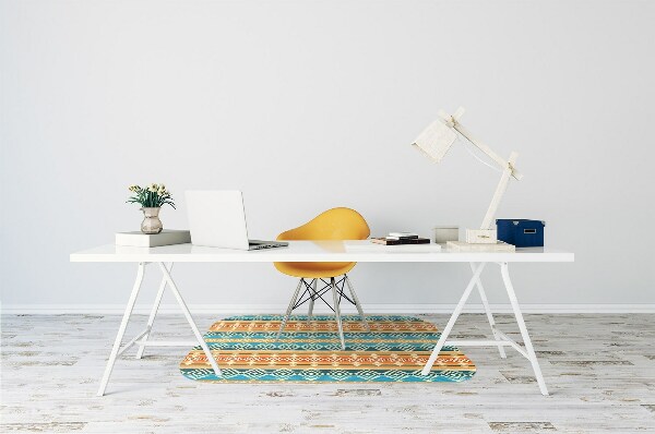Tapis protège sol Modèle de style navajo
