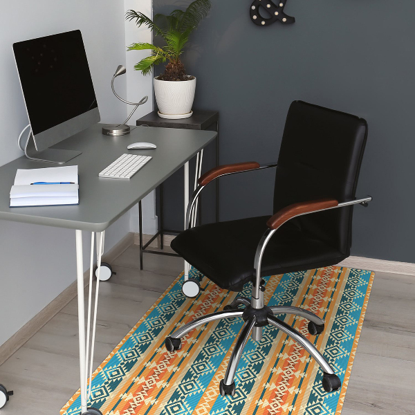 Tapis protège sol Modèle de style navajo