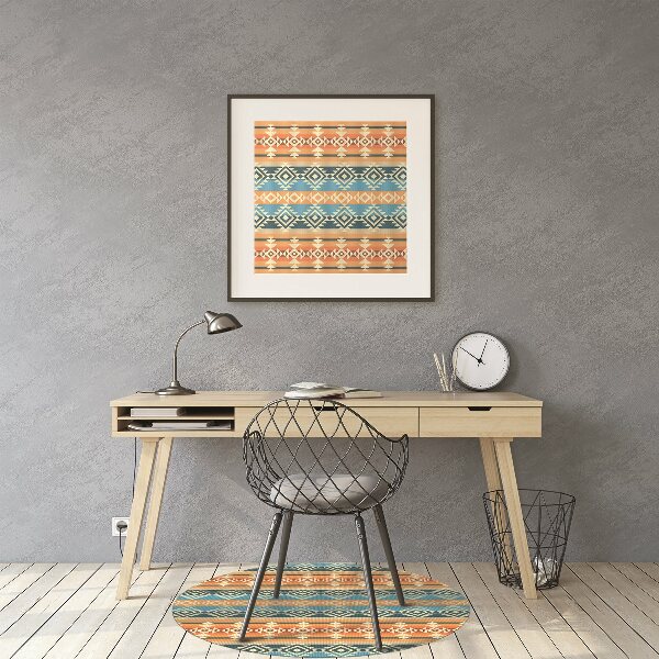 Tapis protège sol Modèle de style navajo