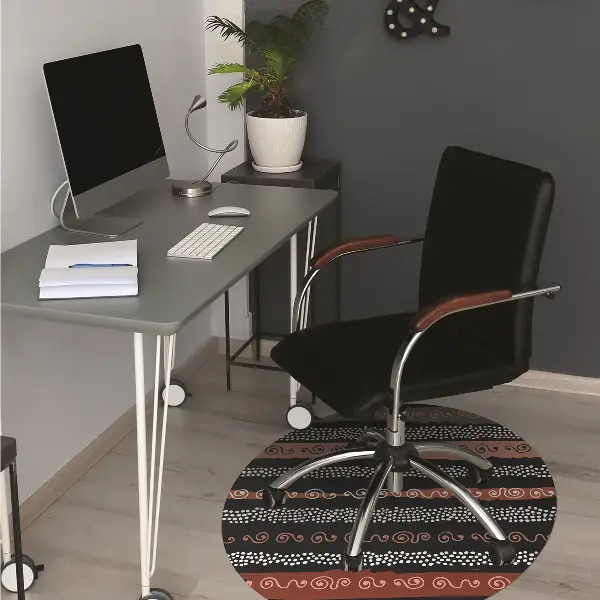 Tapis pour chaise de bureau Modèle tribal