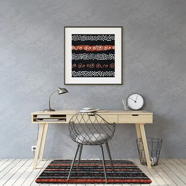 Tapis pour chaise de bureau Modèle tribal