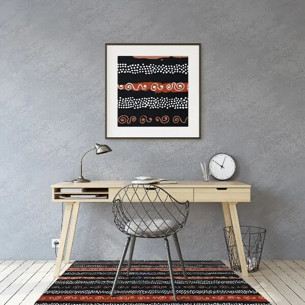 Tapis pour chaise de bureau Modèle tribal