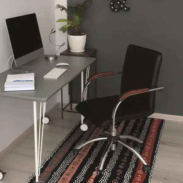 Tapis pour chaise de bureau Modèle tribal