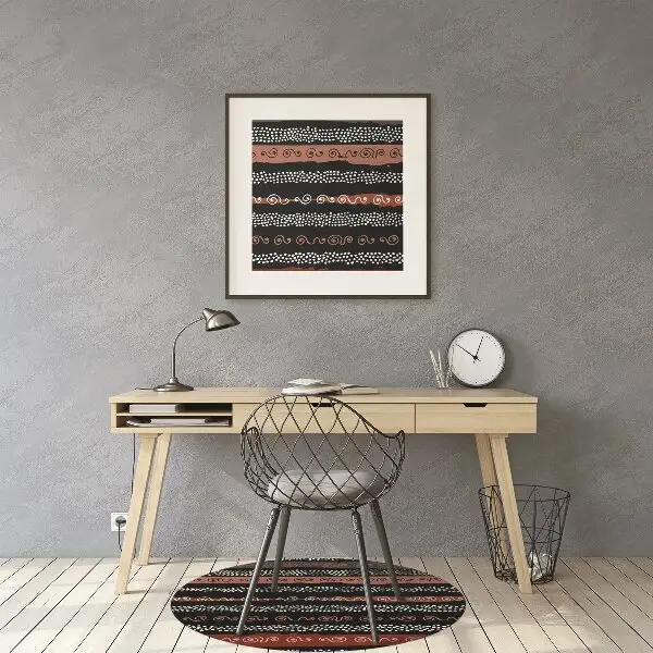 Tapis pour chaise de bureau Modèle tribal