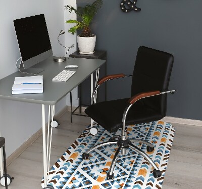 Tapis de chaise de bureau Motifs ethniques