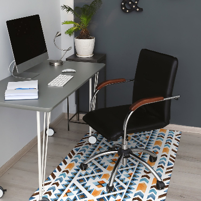 Tapis de chaise de bureau Motifs ethniques