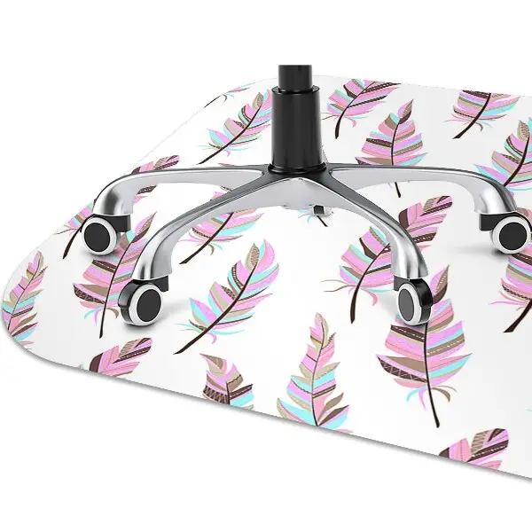 Tapis de chaise Plumes roses
