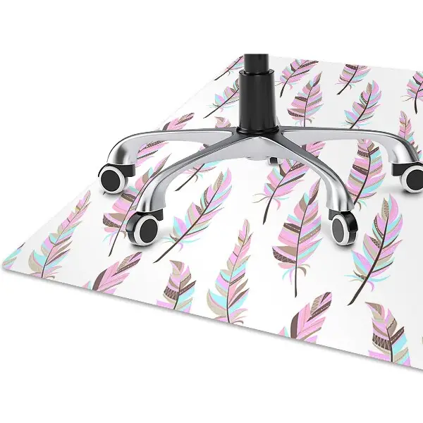 Tapis de chaise Plumes roses
