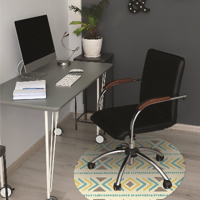 Tapis fauteuil bureau do biura Modèle géométrique