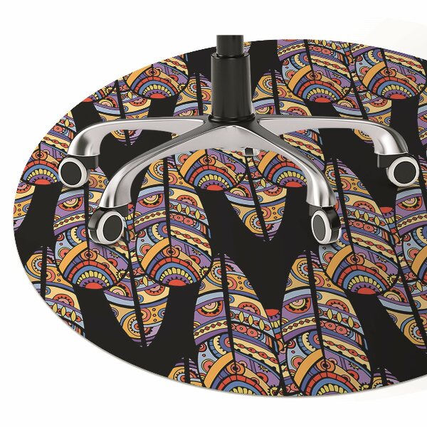 Tapis protège sol Art tribal