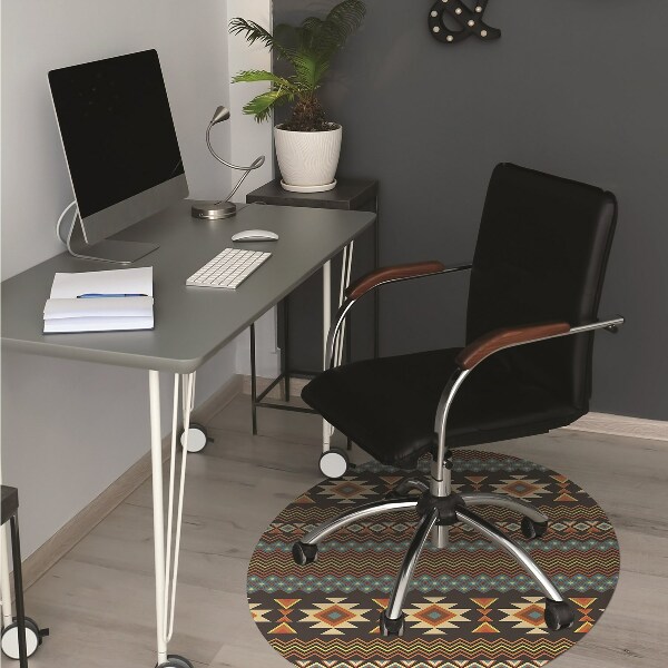 Tapis pour chaise de bureau Motifs ethniques