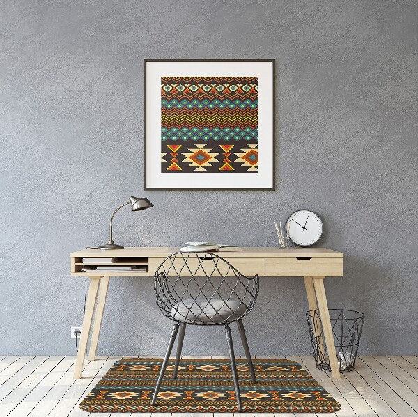 Tapis pour chaise de bureau Motifs ethniques