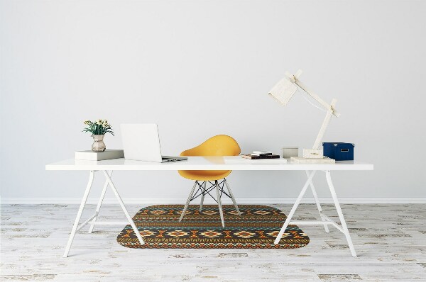 Tapis pour chaise de bureau Motifs ethniques