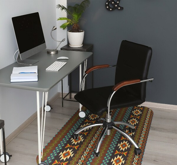 Tapis pour chaise de bureau Motifs ethniques