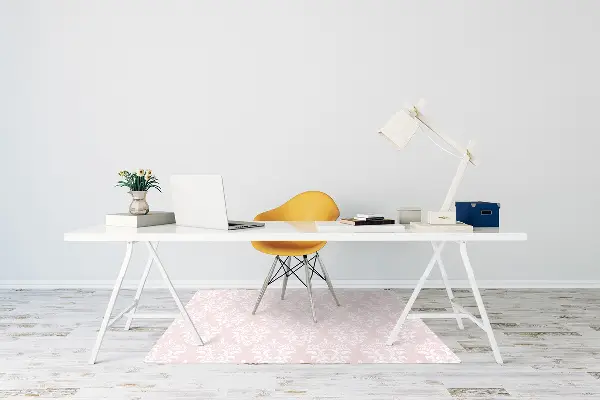 Tapis pour chaise de bureau Motif damassé