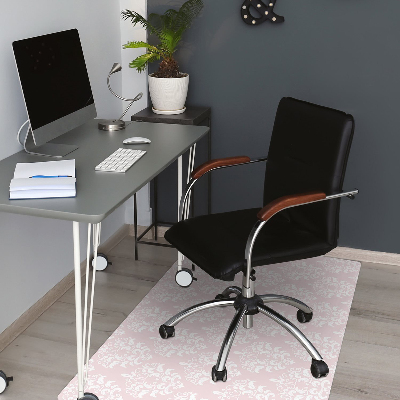 Tapis pour chaise de bureau Motif damassé