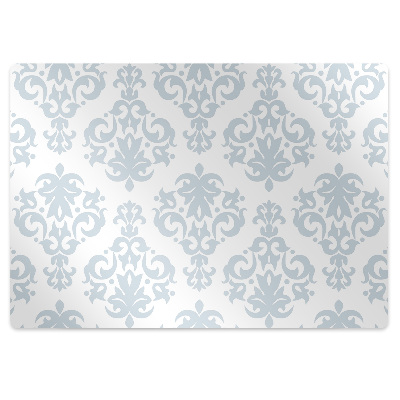 Tapis pour chaise de bureau Ornement gris