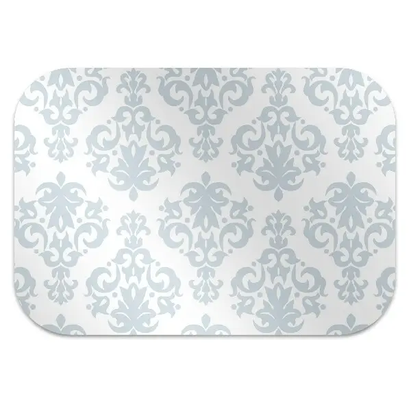 Tapis pour chaise de bureau Ornement gris